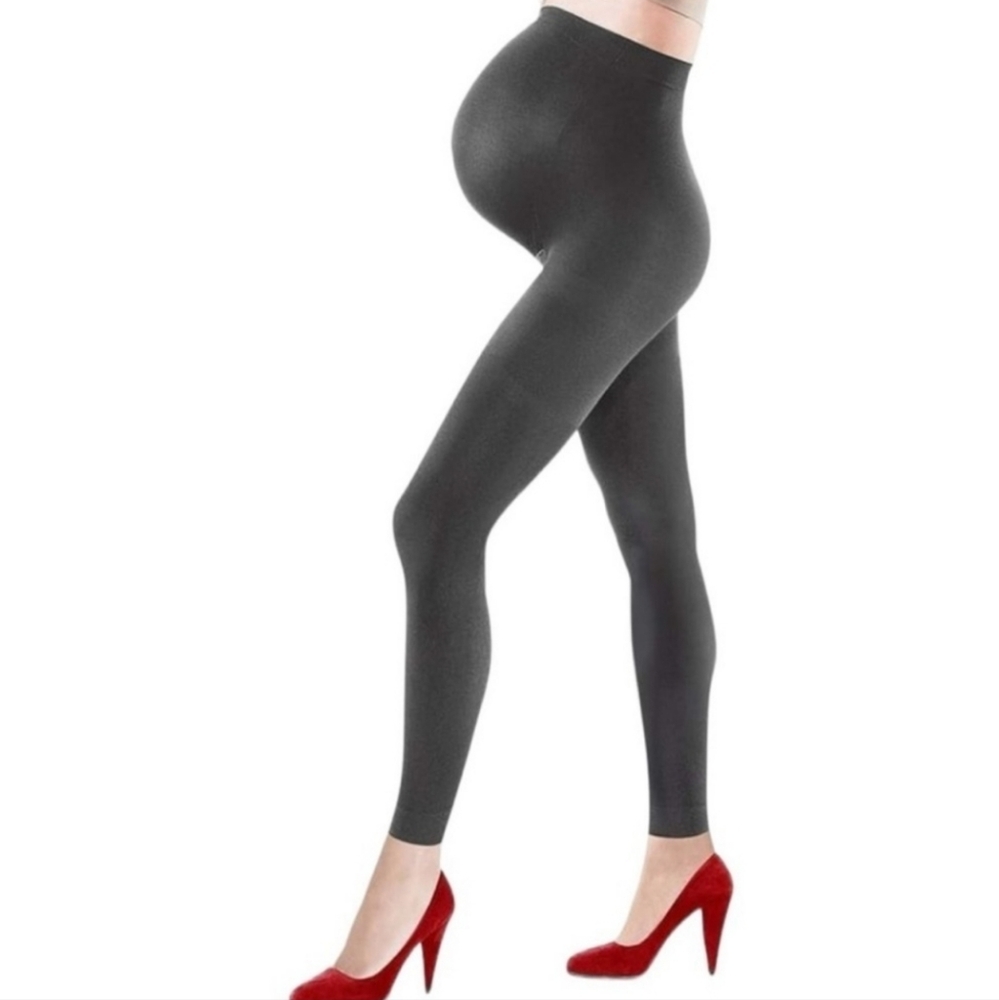 Assets By SPANX Lucky Slate Gray Maternity Leggings SIZE 1